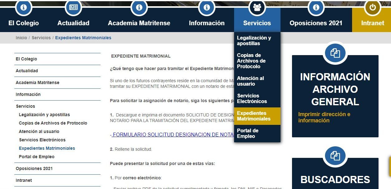 colegio notarial de Madrid